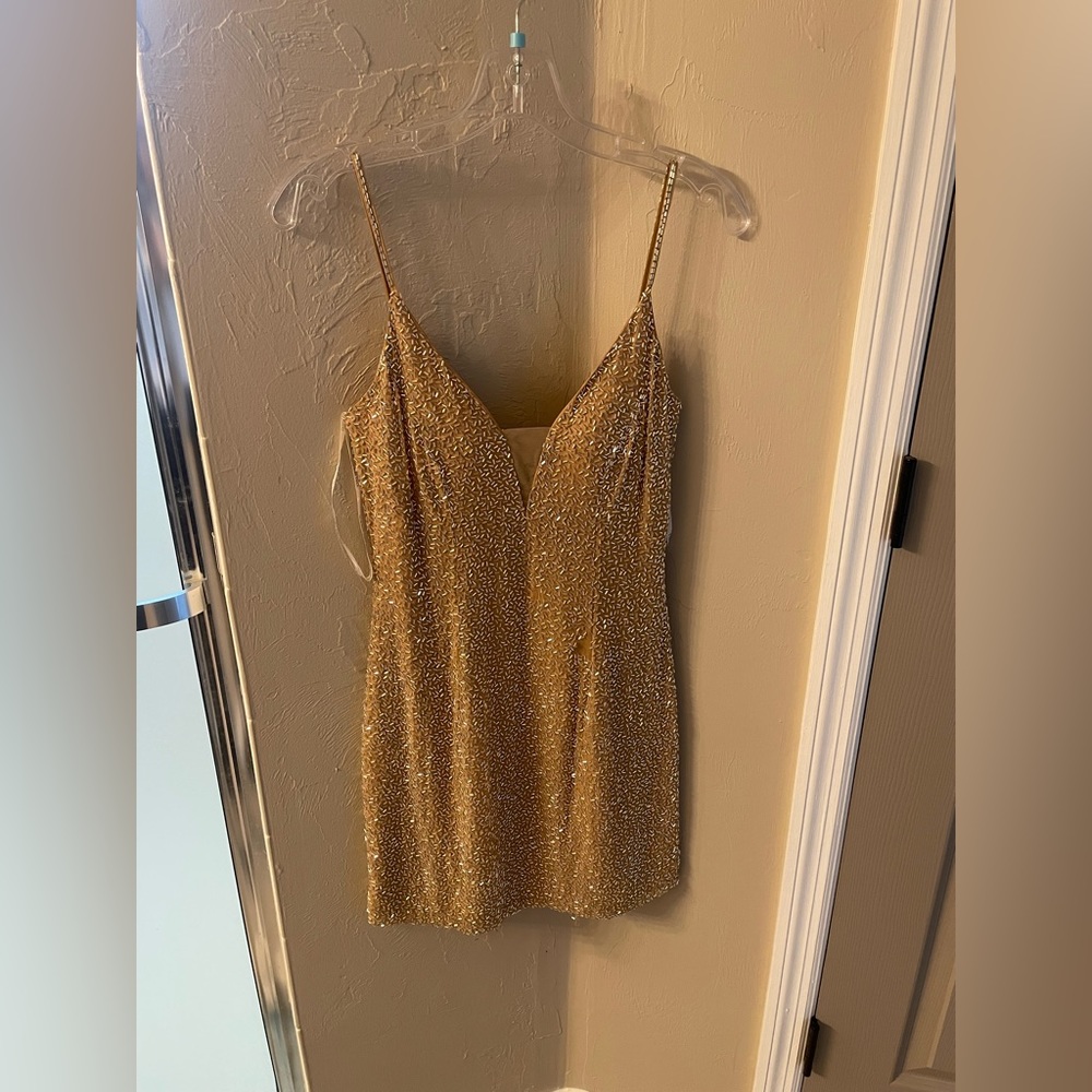 Tan Formal Dress